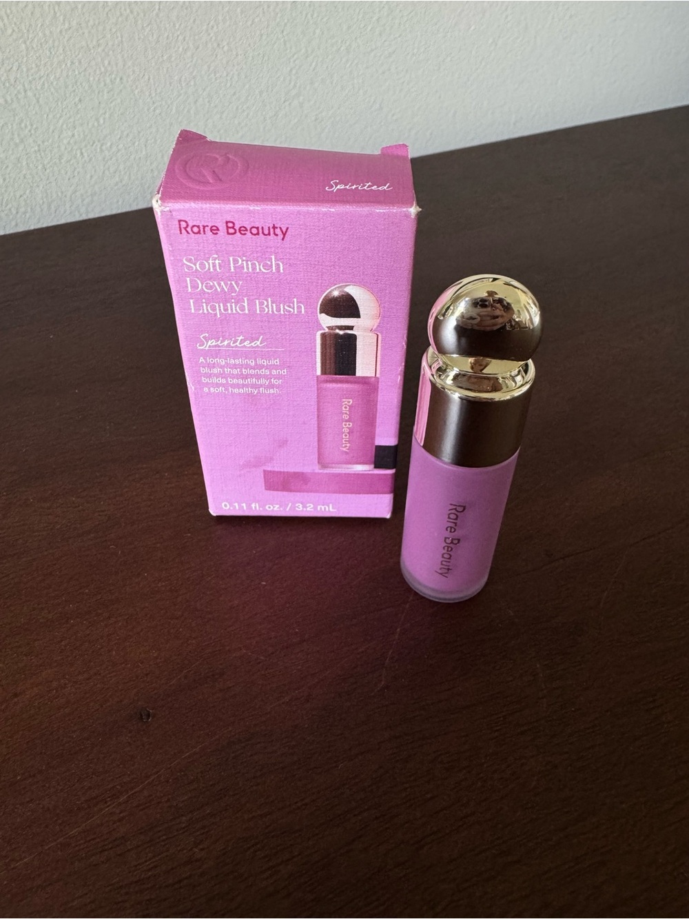 MINI Rare Beauty Soft Pinch Dewy Liquid Blush in Spirited NIB